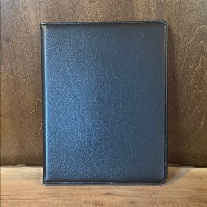 Black Faux Leather Tablet Case